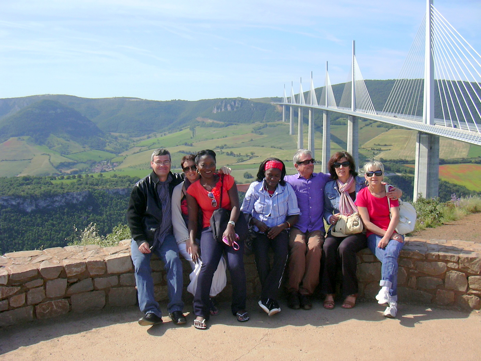 aire du viaduc de Millau